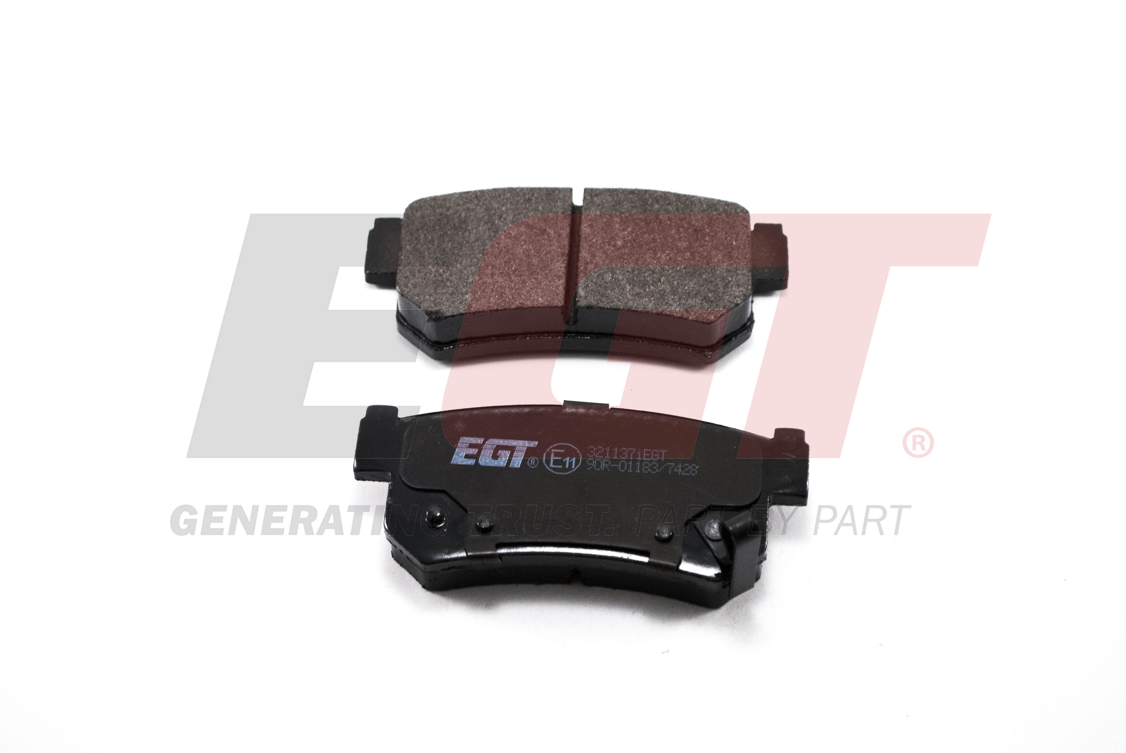 Brake Pad Set, disc brake (Rear axle)  Art. 321137IEGT