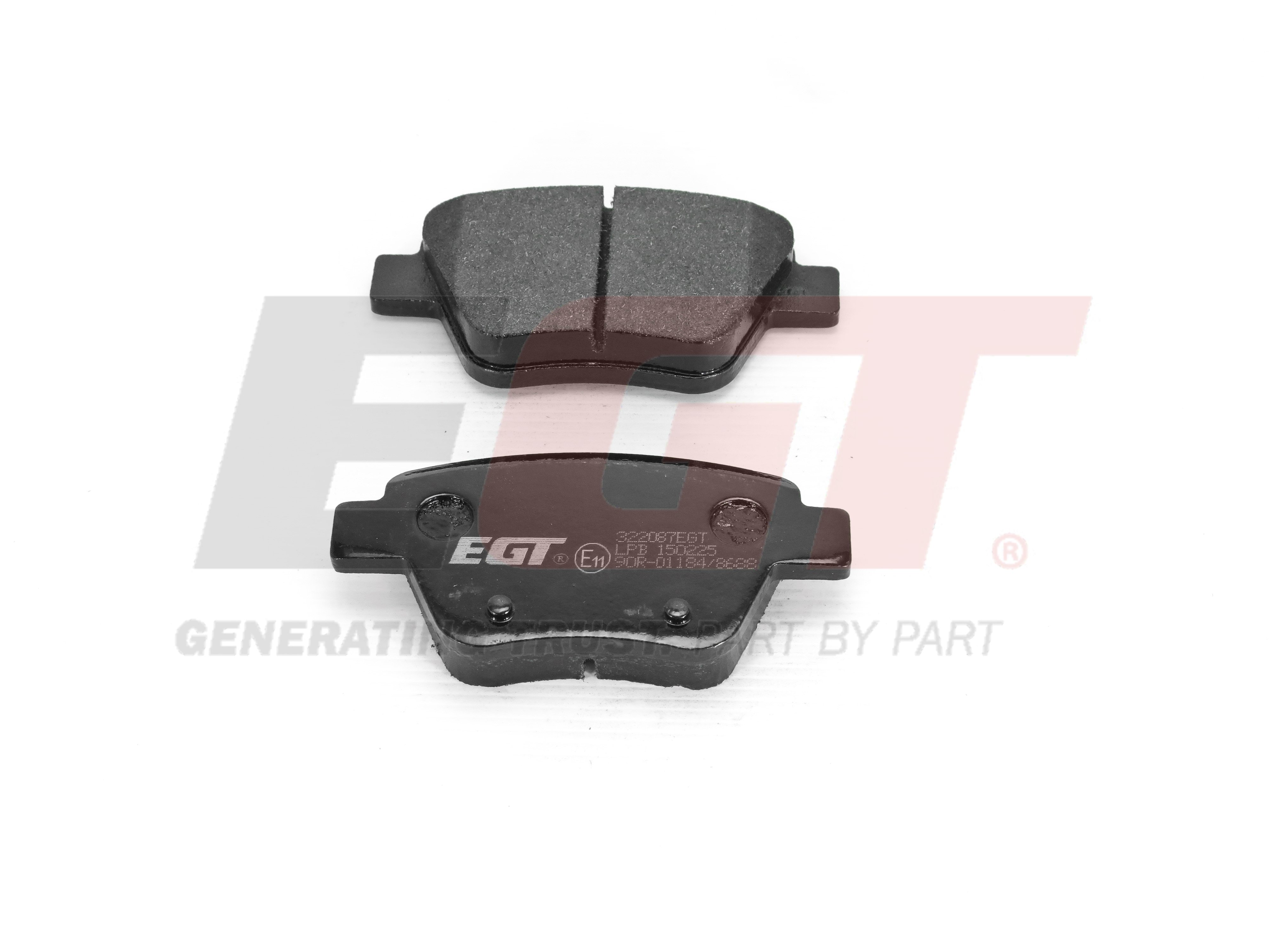 Brake Pad Set, disc brake (Rear axle)  Art. 322087EGT