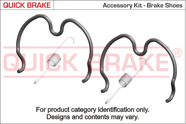 Accessory Kit, parking brake shoes (Rear axle)  Art. 1050721