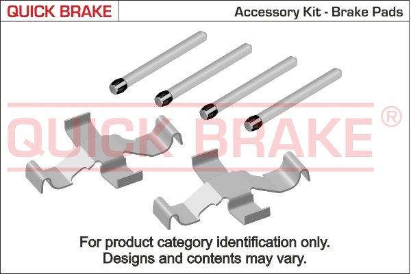 Accessory Kit, disc brake pad (Disc brake)  Art. 1090055