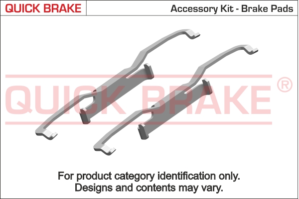 Accessory Kit, disc brake pad (Rear axle)  Art. 1091640