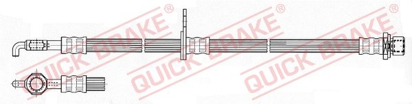 Brake Hose (Front axle, right)  Art. 59964