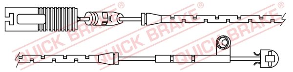 Wear indicator, Brake pad (front axle both sides)  Art. WS0191B