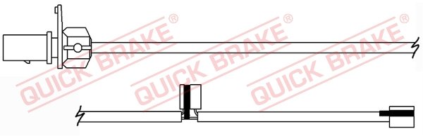 Warning Contact, brake pad wear (Disc brake)  Art. WS0379A