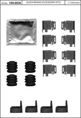 Accessory Kit, disc brake pad (Rear axle)  Art. 1090036