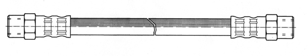 Brake Hose (Rear axle)  Art. 22003