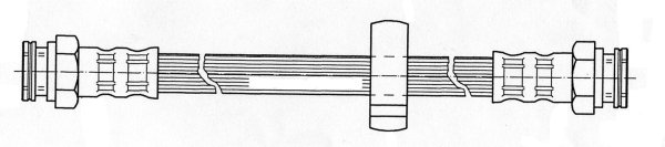 Brake Hose (Rear axle)  Art. 22104