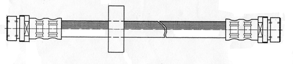 Brake Hose (Rear axle)  Art. 22106