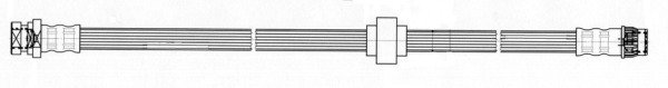 Brake Hose (Rear axle, right)  Art. 22109