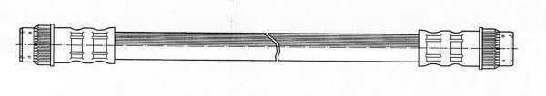 Brake Hose (Rear axle)  Art. 27040