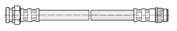 Brake Hose (Rear axle, left, Rear axle, right)  Art. 27049