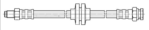 Brake Hose (Rear axle)  Art. 32323