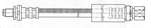 Brake Hose (Rear axle, left, Rear, right)  Art. 32326