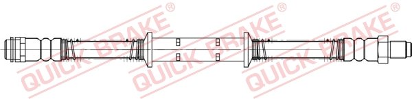 Brake Hose (front axle both sides)  Art. 32843