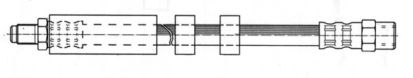 Brake Hose (Rear axle)  Art. 32972