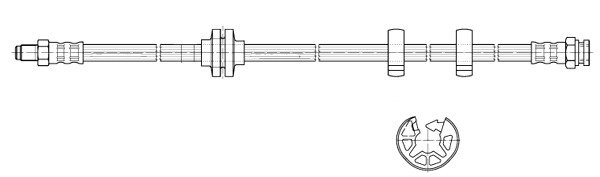 Brake Hose (Front axle)  Art. 32980