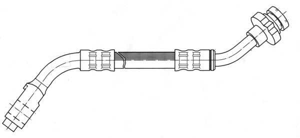 Brake Hose (Rear axle, left, Rear axle, right)  Art. 50025