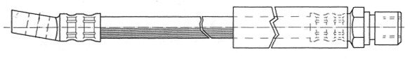 Brake Hose (Front axle)  Art. 50305