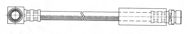 Brake Hose (Rear axle)  Art. 50309