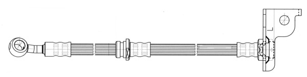 Brake Hose (Front axle, left)  Art. 50820