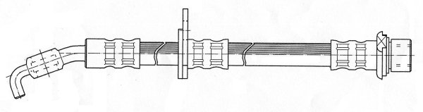 Brake Hose (Front axle, right)  Art. 50973