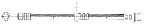 Brake Hose (Front axle)  Art. 50974