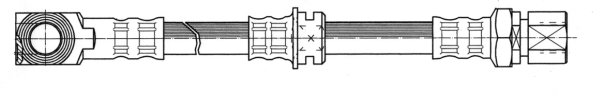 Brake Hose (Rear axle)  Art. 50975