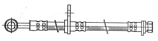 Brake Hose (Front axle)  Art. 50996