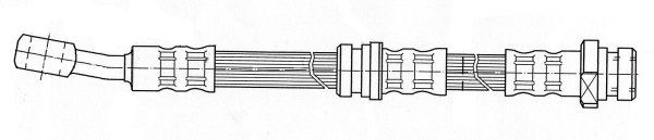 Brake Hose (Rear axle, left)  Art. 58928