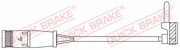 Warning Contact, brake pad wear (front axle both sides)  Art. WS0378A