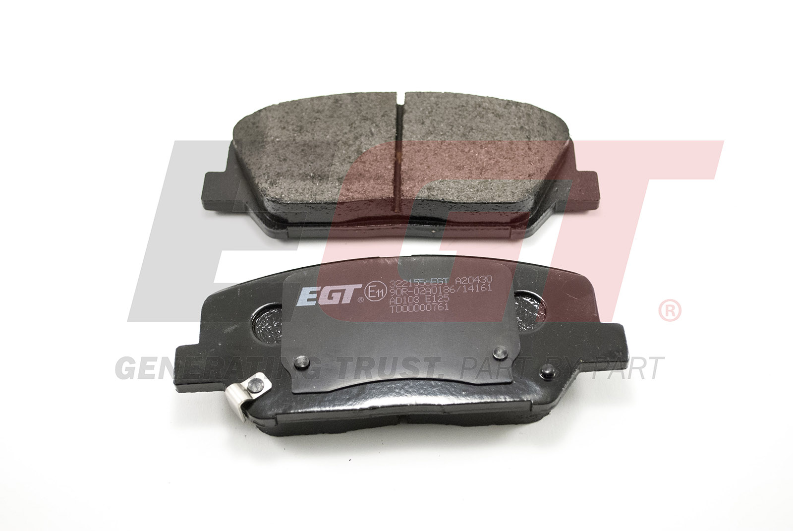 Brake Pad Set, disc brake (Front axle)  Art. 322155CEGT