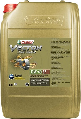 Motor oils Engine oil CASTROL VECTON LD 10W40E7 20L  Art. 15B352