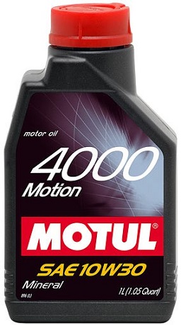 Motor oils Motor oil MOTUL 4000 MOTION 10W-30 A1/B1 1L  Art. 102813
