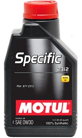 Motor oils Engine oil MOTUL SPECIFIC 2312 0W-30 C2 1L  Art. 106413