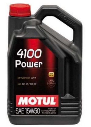 Motor oils Motor oil MOTUL 4100 POWER 15W-50 A3/B4 4L  Art. 100271