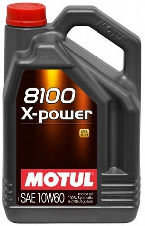 Motor oils Motor oil MOTUL 8100 X-POWER 10W-60 4L  Art. 106143