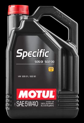 Motor oils Engine oil MOTUL 505.01 5W-40 5L  Art. 101575