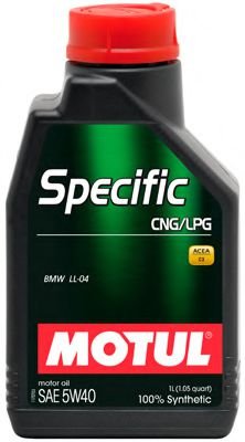 Motor oils Engine oil MOTUL SPECIFIC CNG/LPG 5W-40  Art. 101717