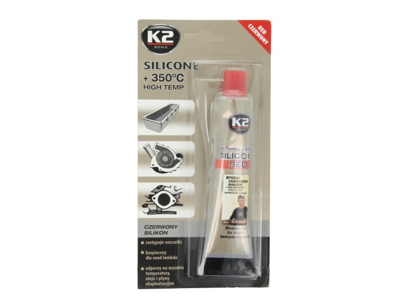 Lubricants, greases, silicones and other substances Silicone seal 85g red 350°C  Art. K2B2400