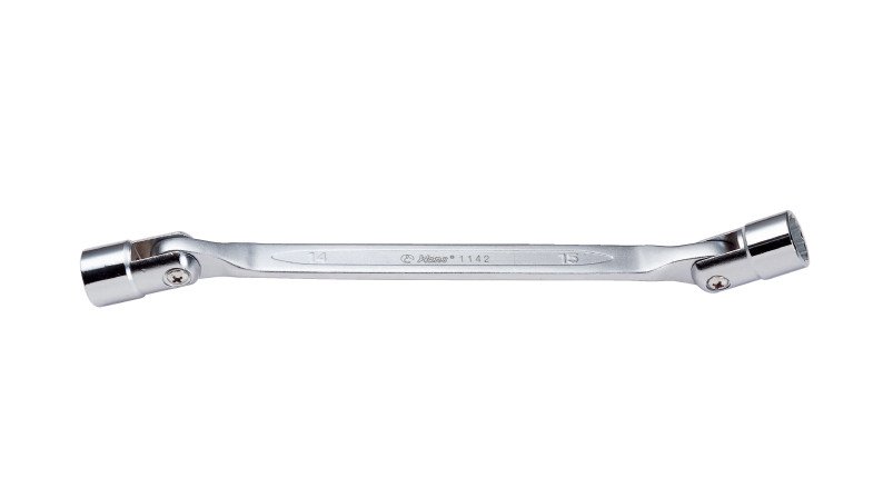 Open-end wrenches, spanners, socket wrenches, etc. Socket wrench, Size: 6X7, Length: 175 mm  Art. 1142M6X7