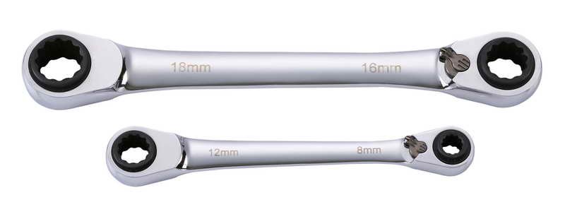 Open-end wrenches, spanners, socket wrenches, etc. Socket wrench, Size: 16x17;18x19  Art. 4170402
