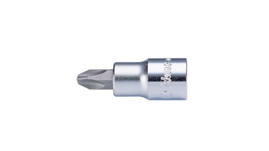 Sockets and screwdrivers Tip socket Cross head, Size: PH2, 1/4"  Art. 2022PH2