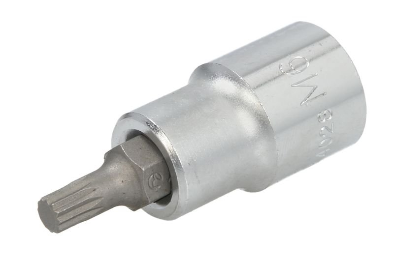 Sockets and screwdrivers Tip socket Star / XZN, Size: 6, 1/2", Length: 55 mm  Art. 4028M06