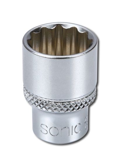 Sockets and screwdrivers Socket 12 angled, Size: 12, 1/4", Length: 25 mm  Art. 21812