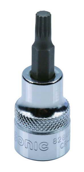 Sockets and screwdrivers Tip socket Star / XZN, Size: 4, 3/8", Length: 48 mm  Art. 8284804