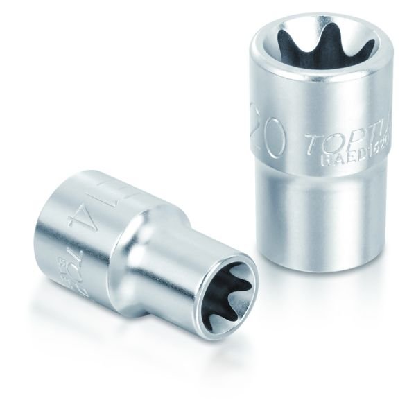 Sockets and screwdrivers Socket E-Torx, Size: 18, 3/8", Length: 28 mm  Art. BAED1218