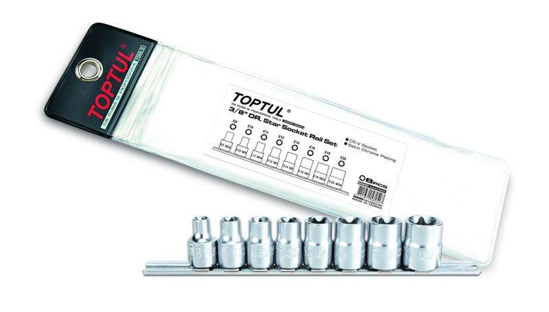 Sockets and screwdrivers Socket set E-Torx  Art. GAAG0802