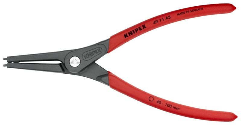 Pliers and cutters Lock ring pliers, Length: 225 mm  Art. 4911A3