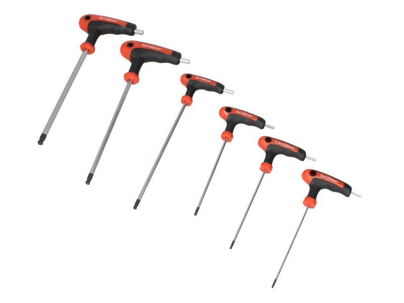 TOOL SETS Hex key set HEX: 2; 2.5; 3; 4; 5; 6, 6 pcs  Art. 167756U