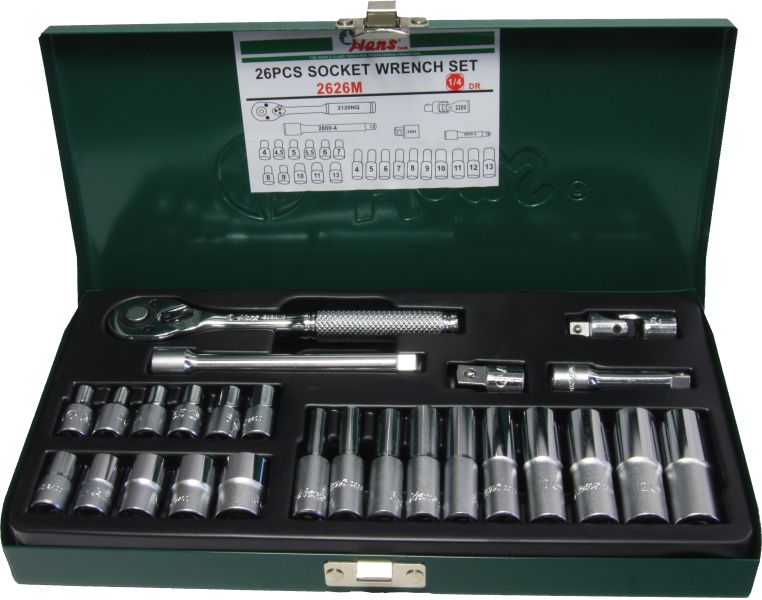 TOOL SETS Hylsysarja 1/4